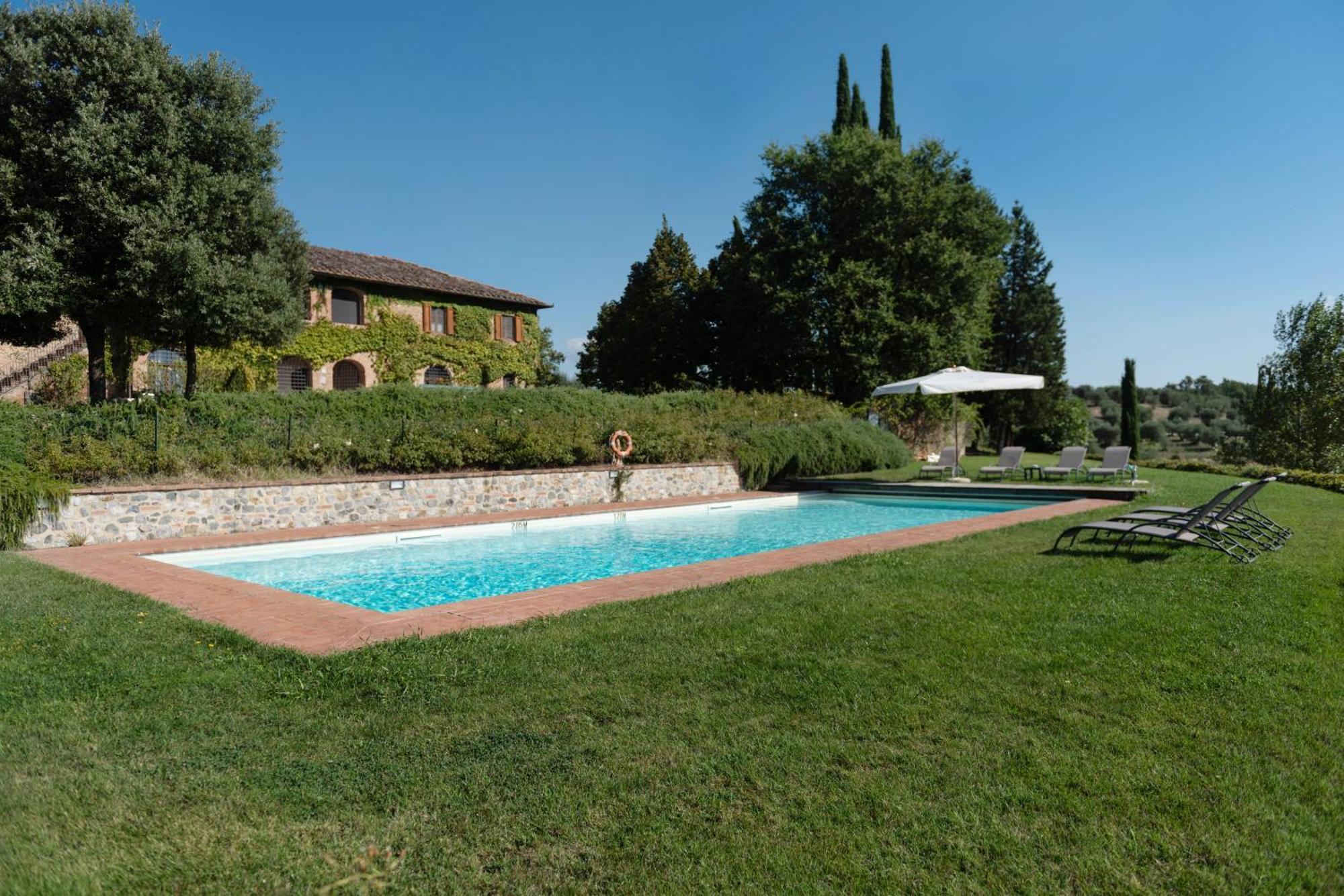 Villa Santa Virginia Siena Bagian luar foto