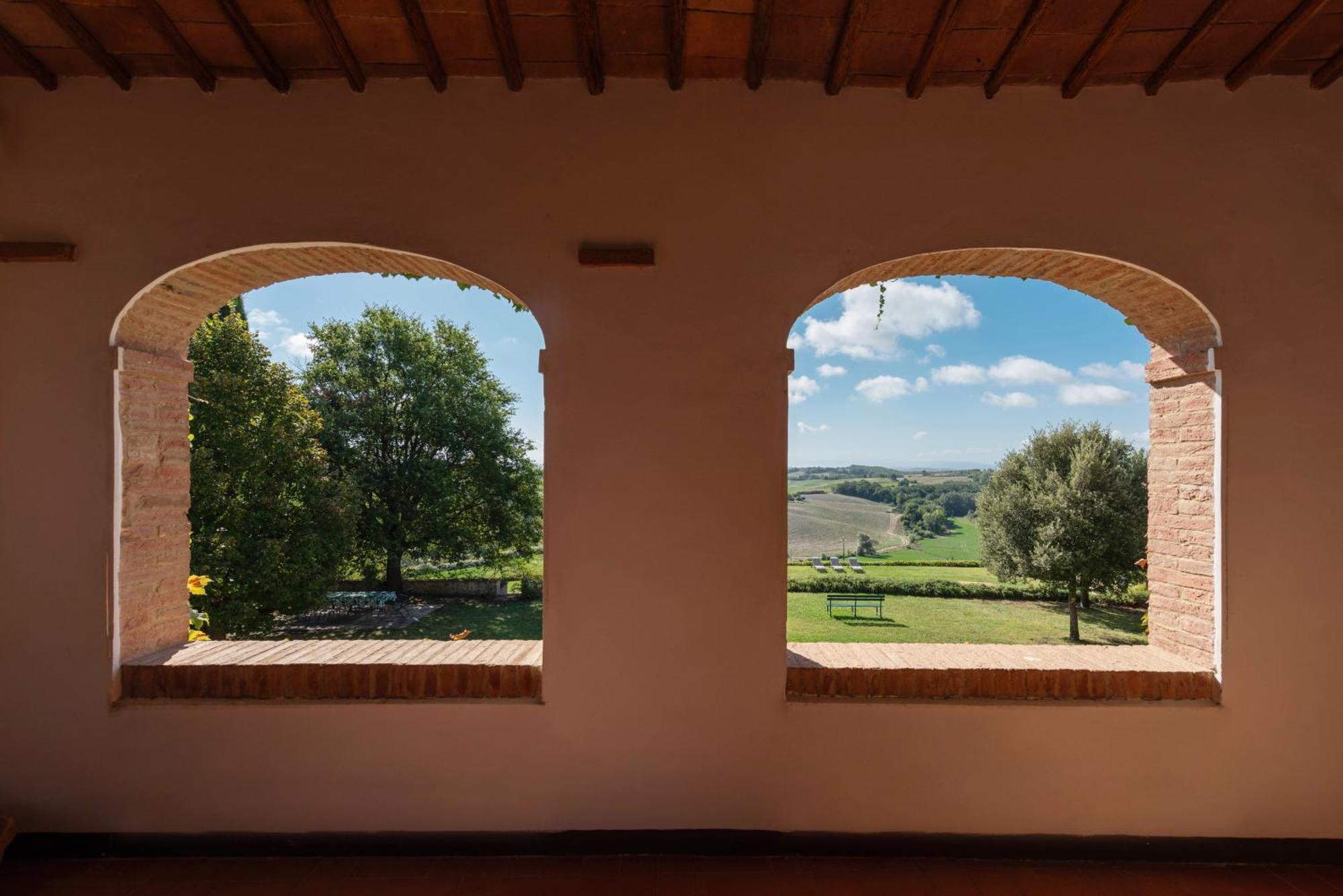 Villa Santa Virginia Siena Bagian luar foto